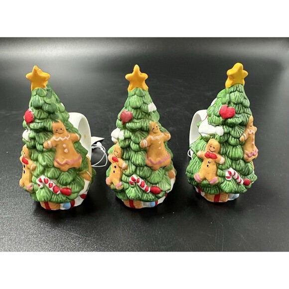 Christmas Tree Ceramic Napkin Rings (6) - Picture 8 of 12